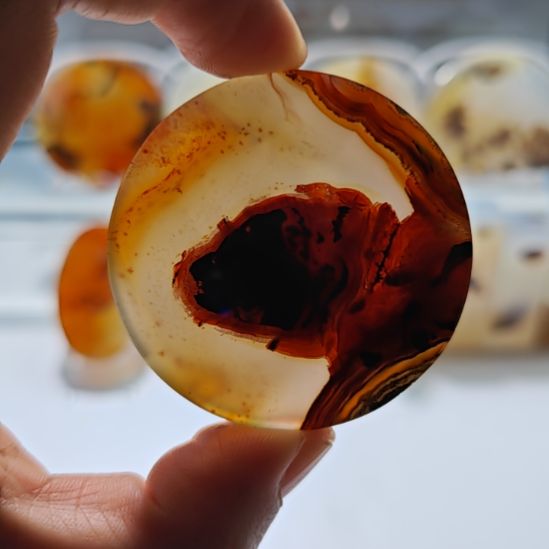 玛瑙/玉髓未镶嵌吊坠(不含链)2号