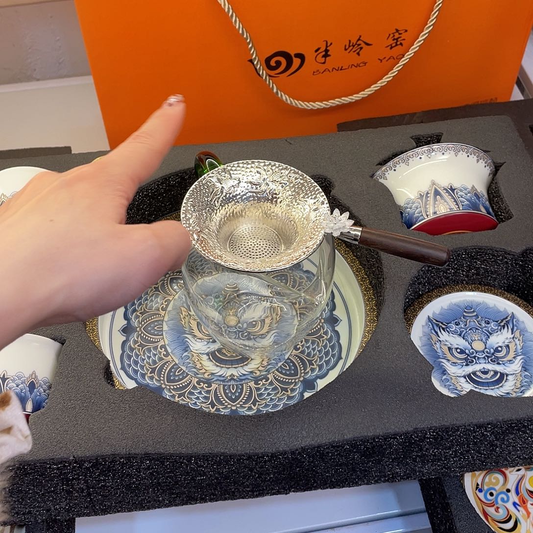 陶景德陶瓷盖碗茶具