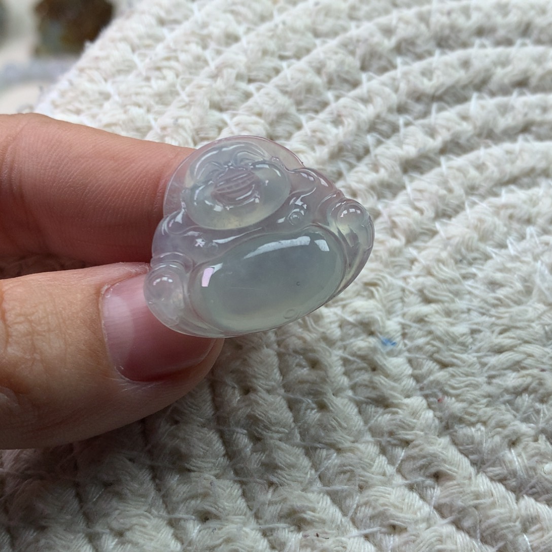 翡翠未镶嵌颈饰天然翡翠佛公定金