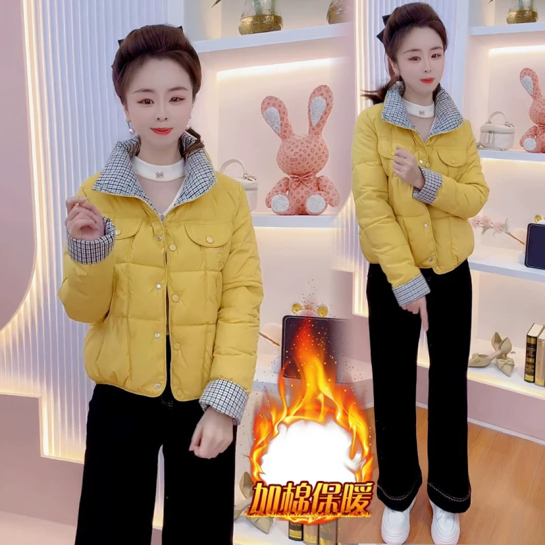 超好看冬季气质炸街保暖夹克上衣女2025韩版质感加绒加厚流行外套