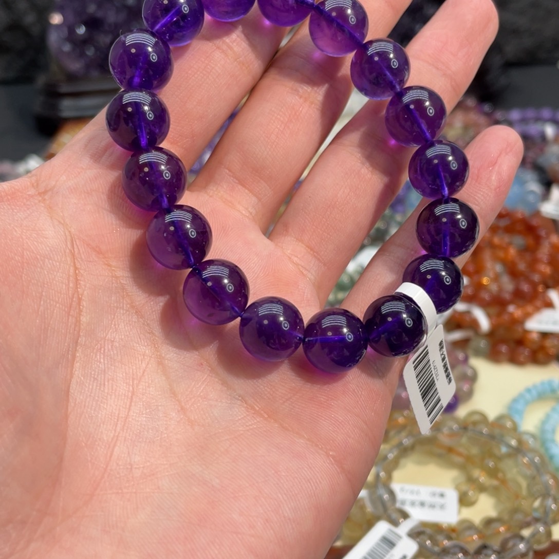 手串水晶未镶嵌紫水晶12