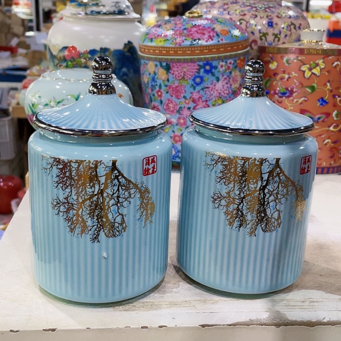 【闪购商品】罐陶瓷茶叶罐密封罐