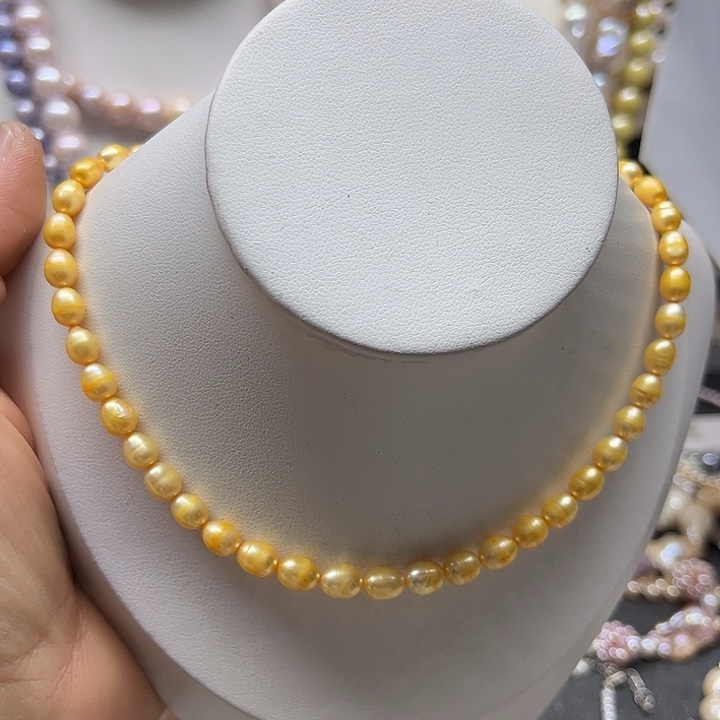 未镶嵌颈饰淡水珍珠