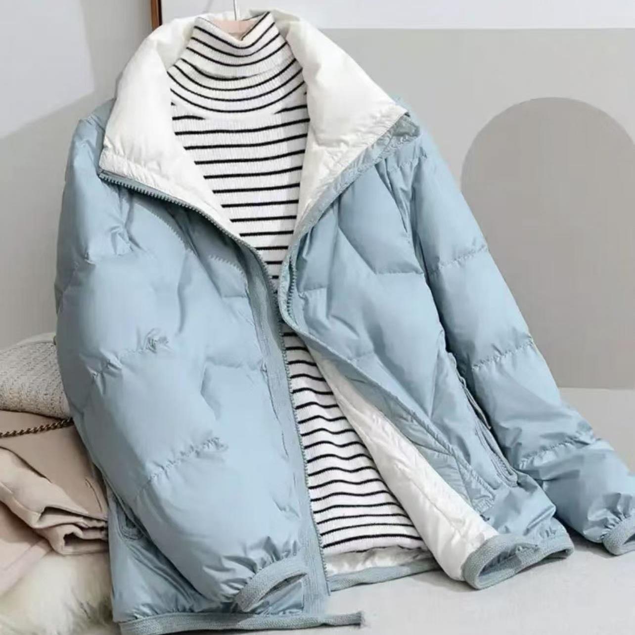 【羽绒服】索尼尔保羅冬季保暖加绒加厚款宽松外套女装5635[YYJ]