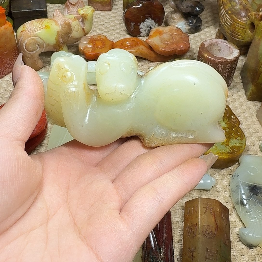 白玉菩提吊坠挂件