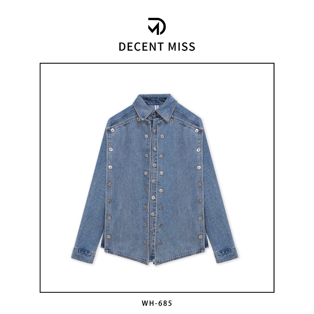 【原创设计】Decent miss 定制牛仔外套WH-685