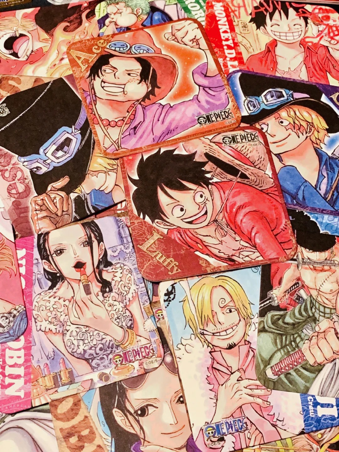 【盲选】海贼王一弹原画杯垫 尾田荣一郎