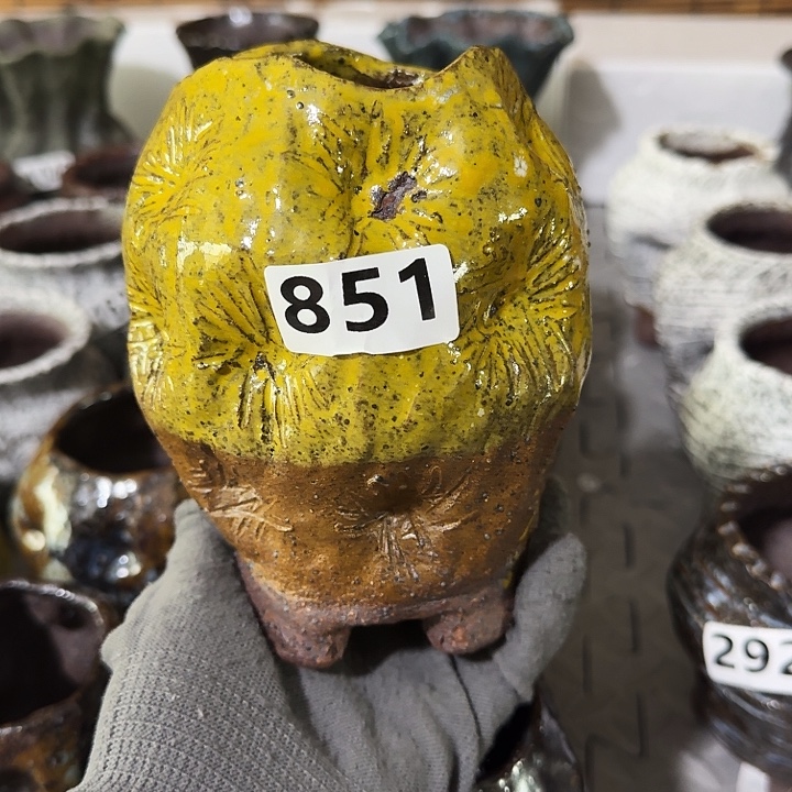 内口5高15粗陶手工