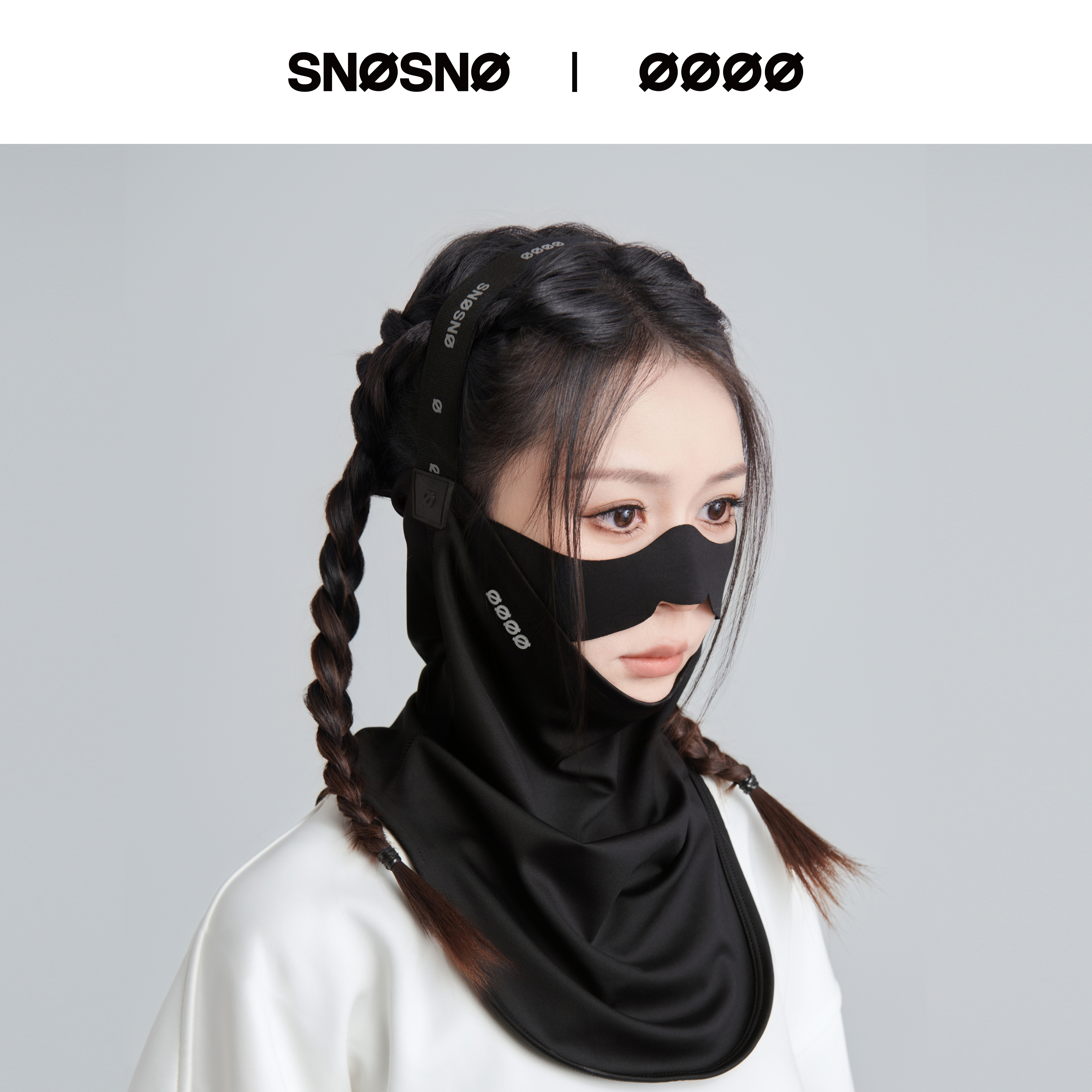 SNOSNO滑雪面罩防风防寒透气护脸贴合不起雾护鼻护颈男女同款户外