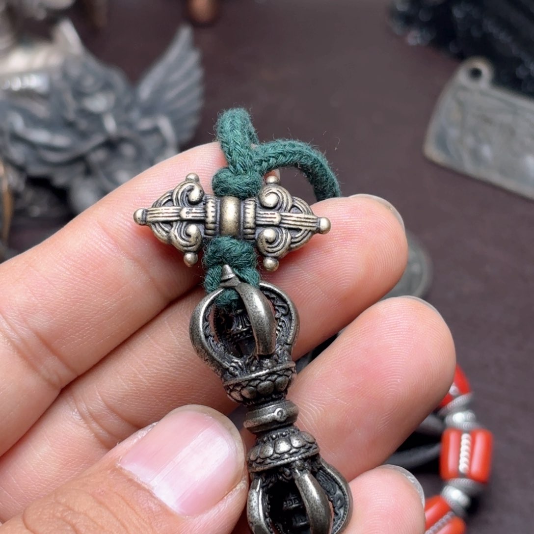 铜星月菩提挂件菩提