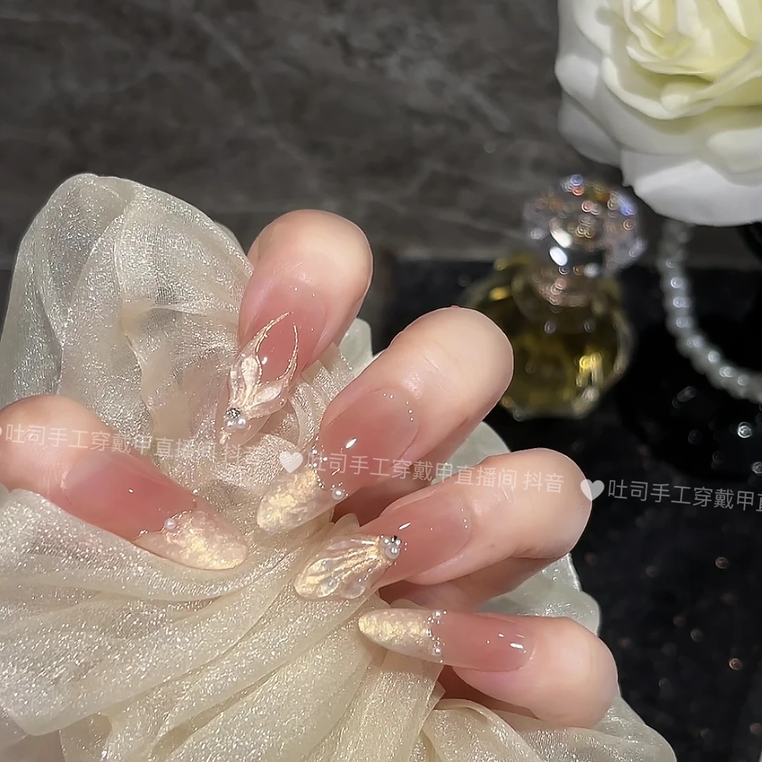 【人鱼故事】穿戴甲纯手工美甲TSS