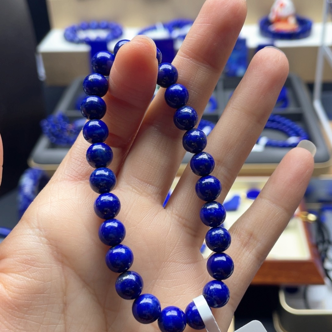 未镶嵌青金石手链7+精品