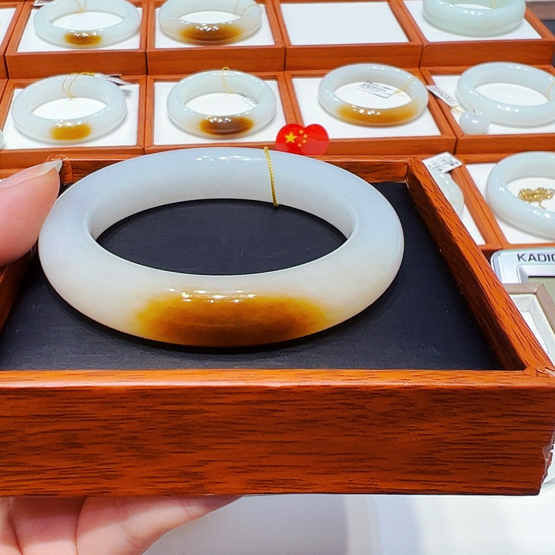 和田玉手镯未镶嵌李*康