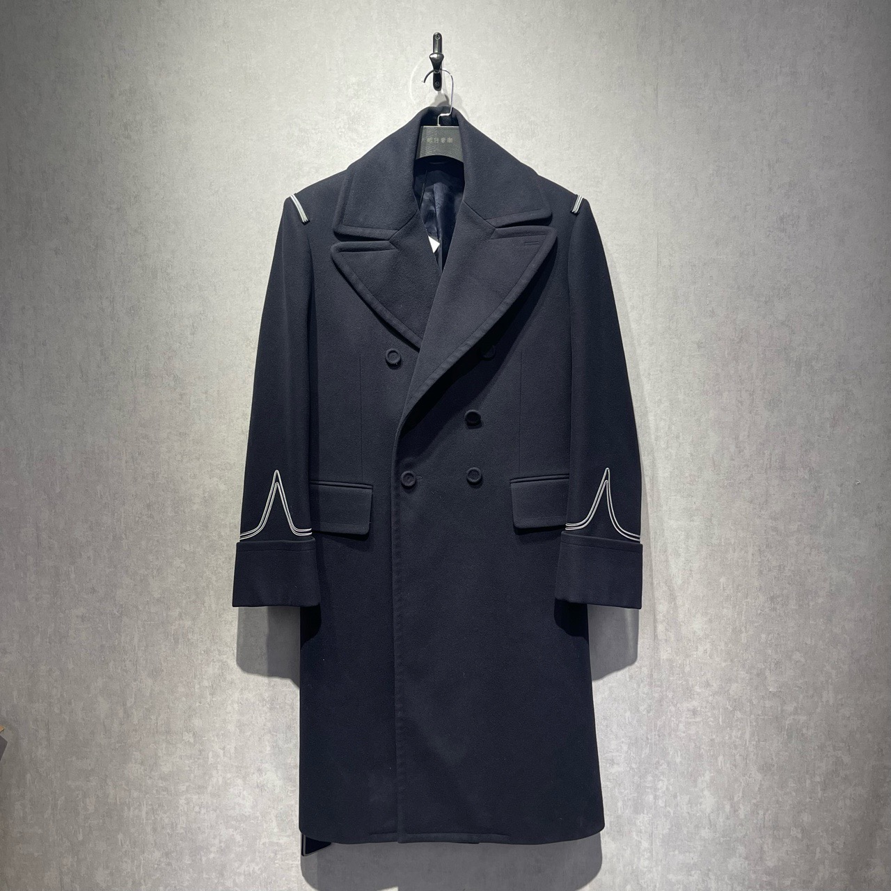 未使用 DIOR/迪奥 双排扣翻领呢子外套/50码/全新/公价36120