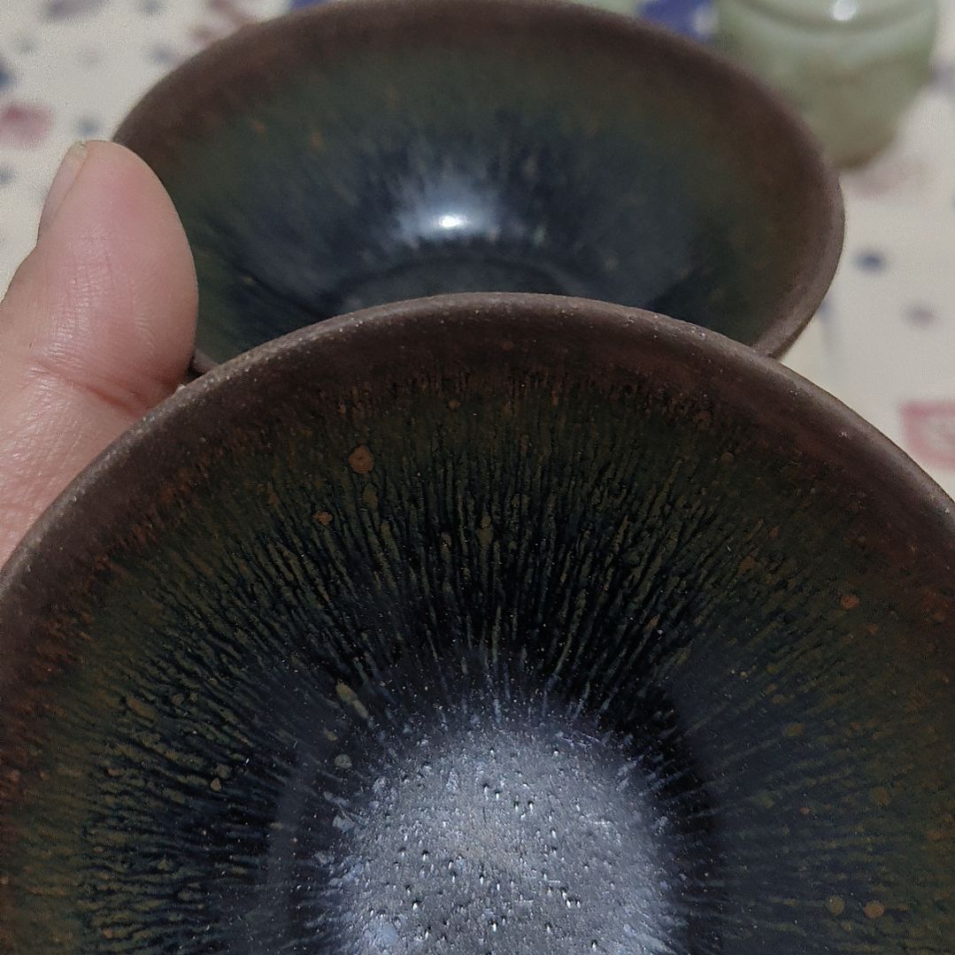 和*两件精美兔豪小盏全品