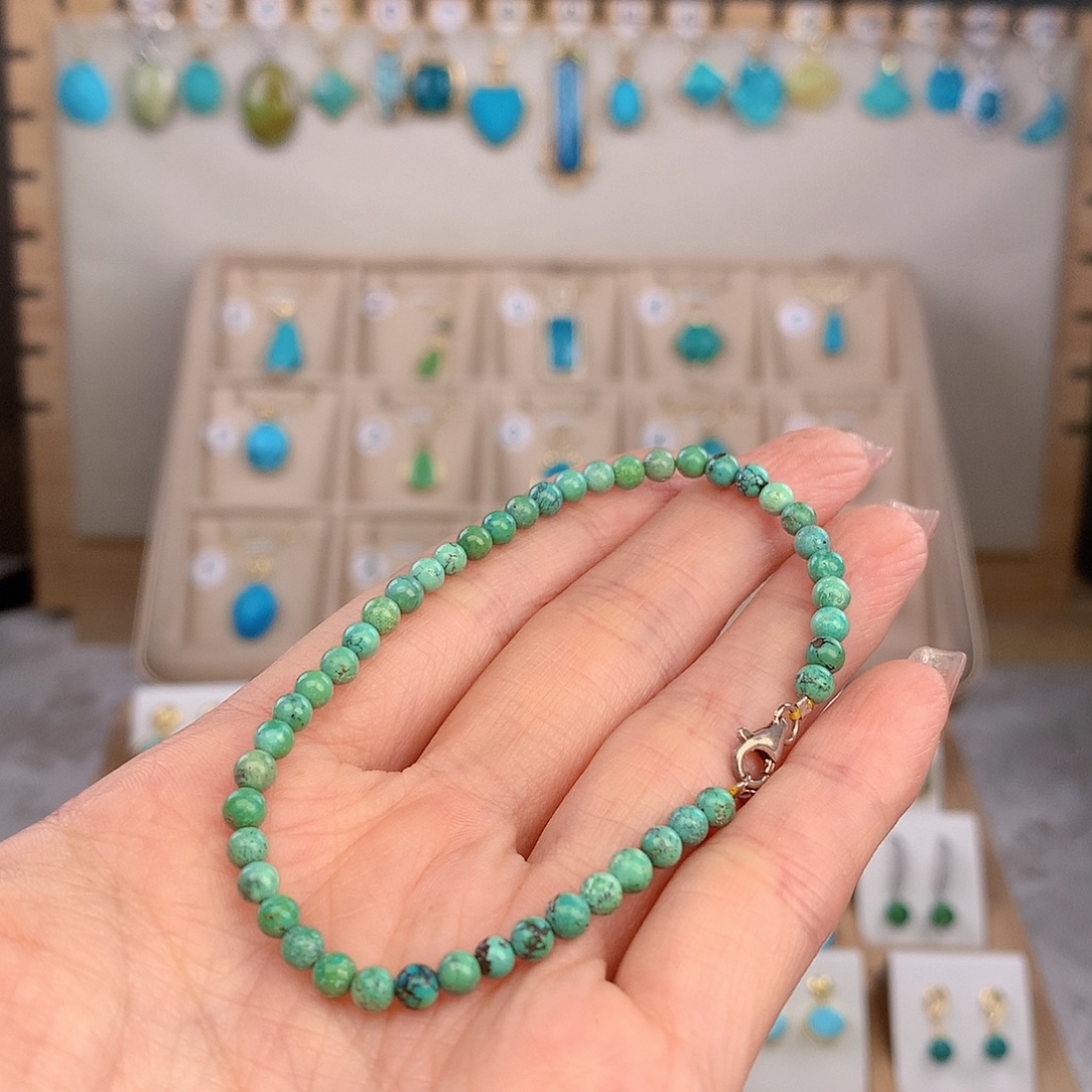 未镶嵌绿松石手链