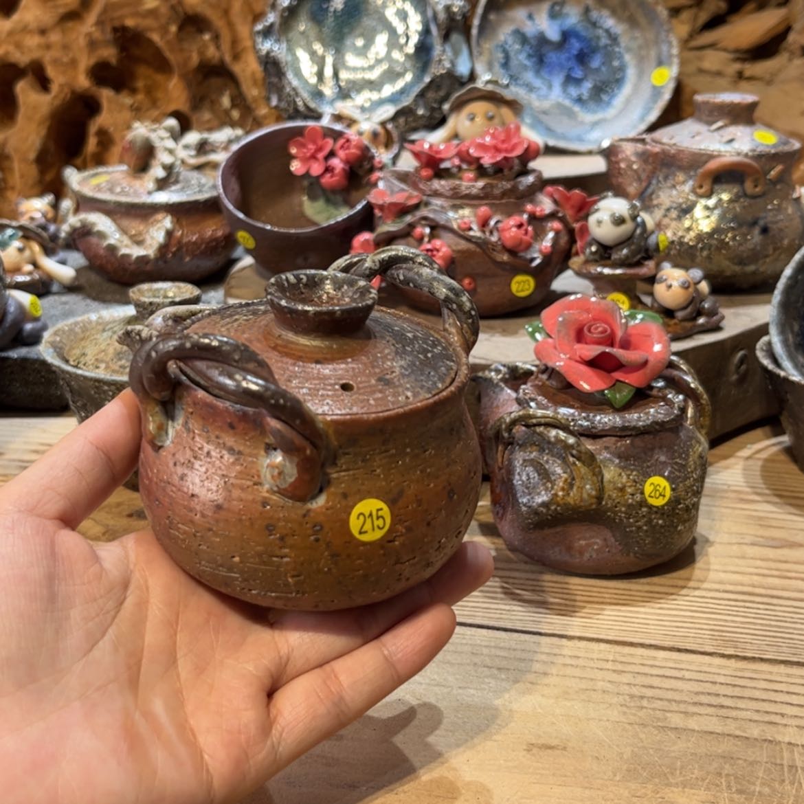 【闪购商品】柴烧茶具手工茶杯宝瓶215
