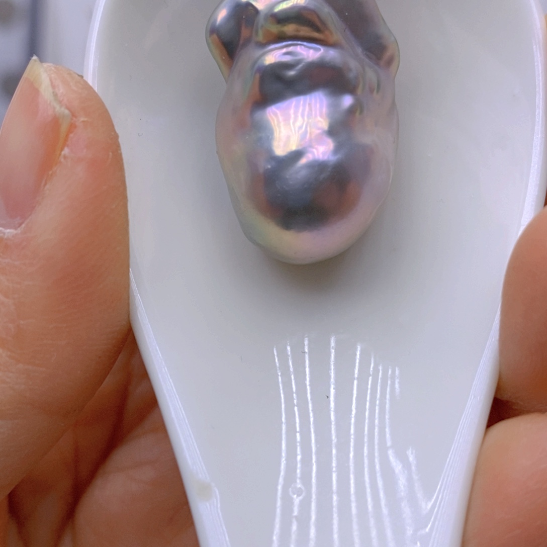 颈饰银S925镶嵌淡水珍珠