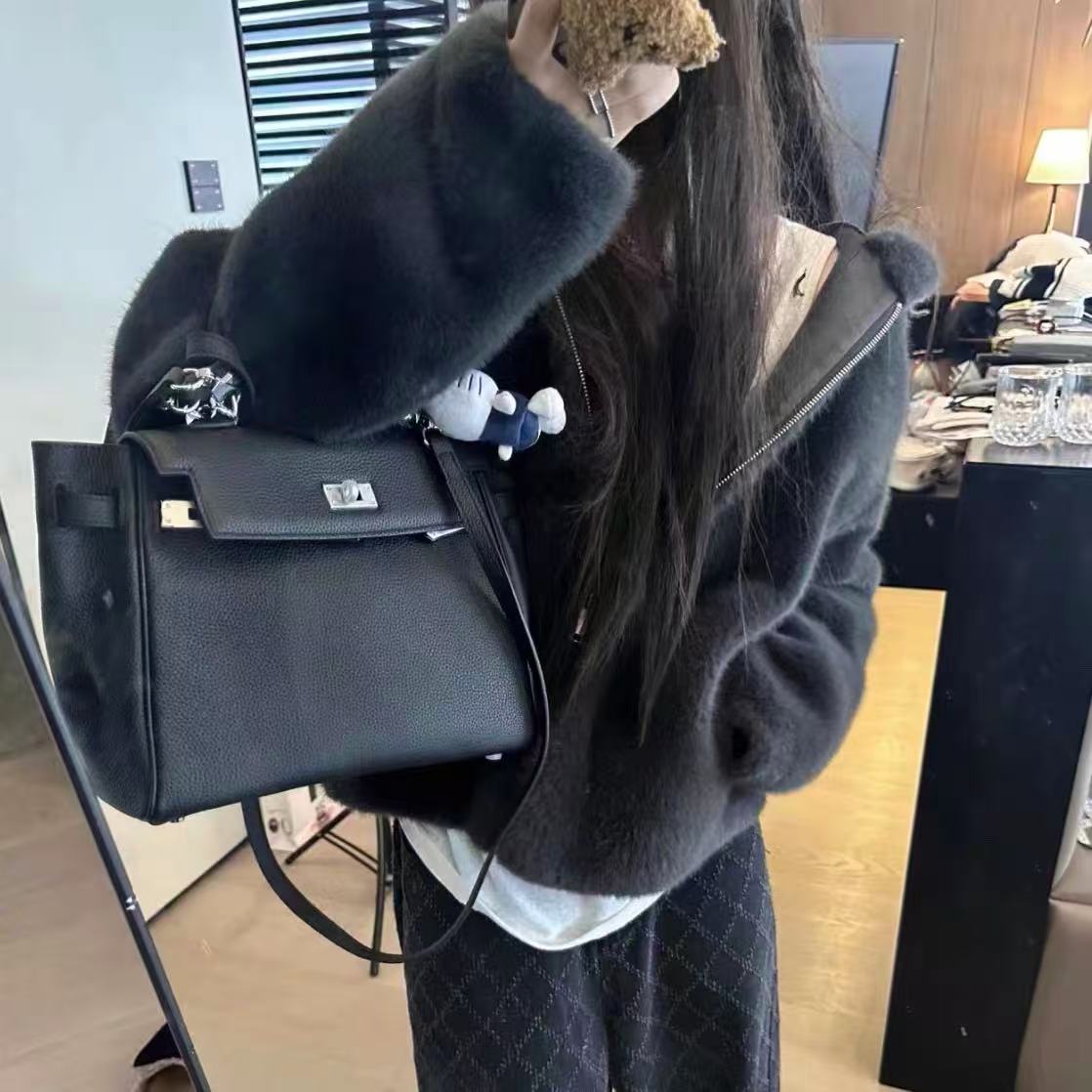 徐秋阳  灰猫  秋冬新款百搭时尚休闲显瘦显白唐装外套13605