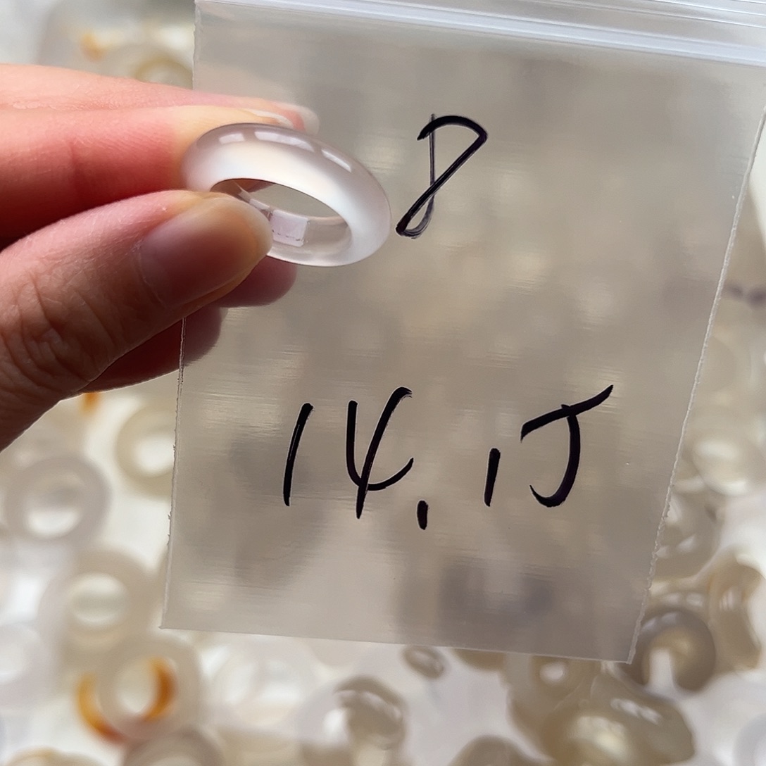 玛瑙/玉髓未镶嵌戒指