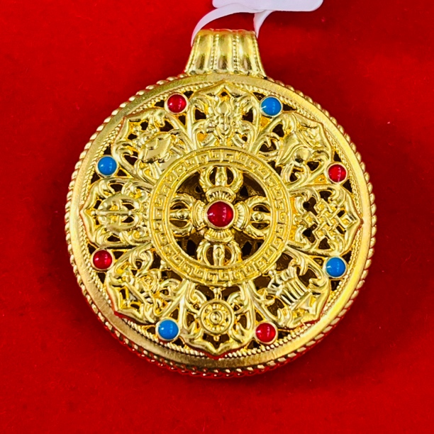 【夏夏专享】足金999饰品 八宝罗盘吊坠 4.05 GP