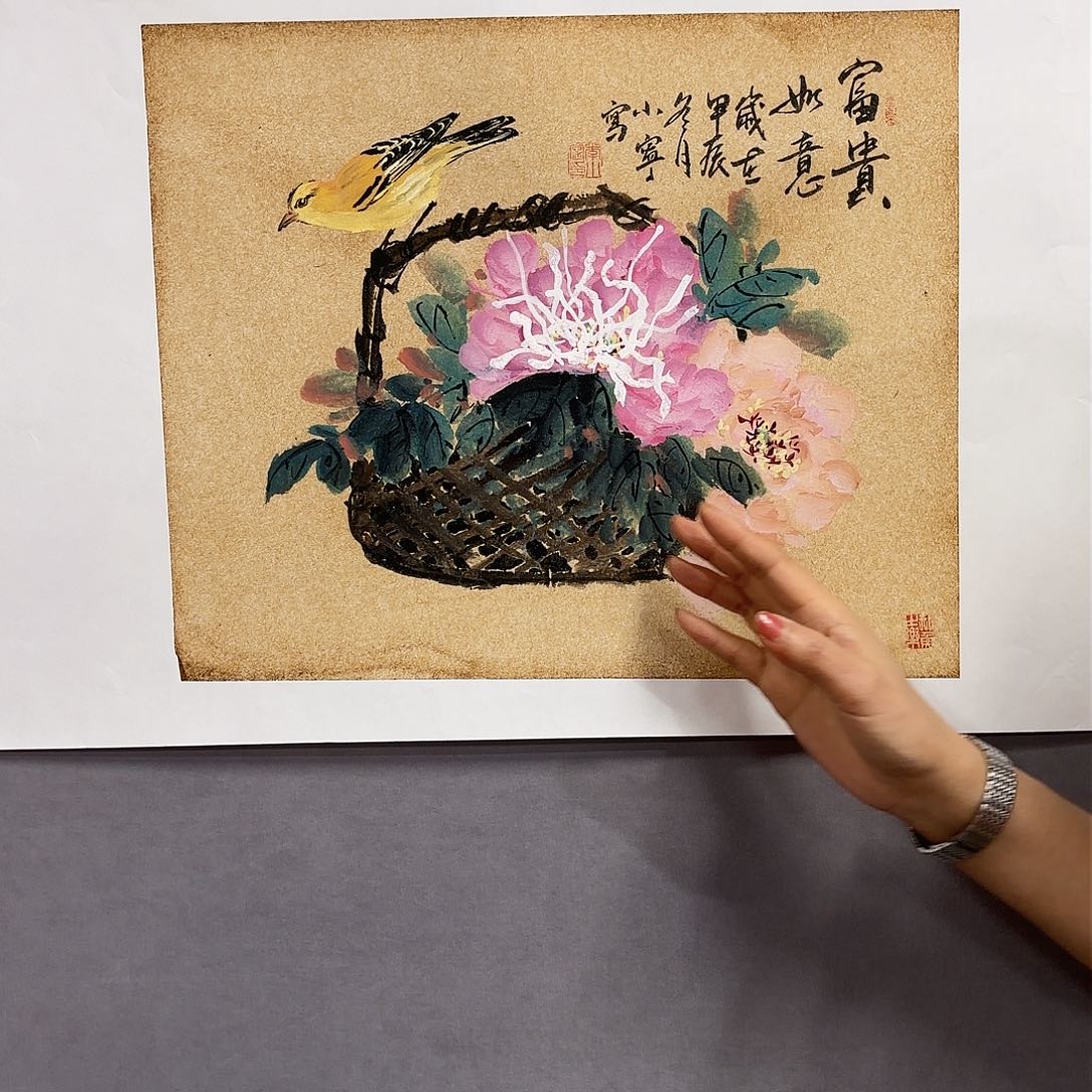 国画国画纯手绘作品请放心去藏