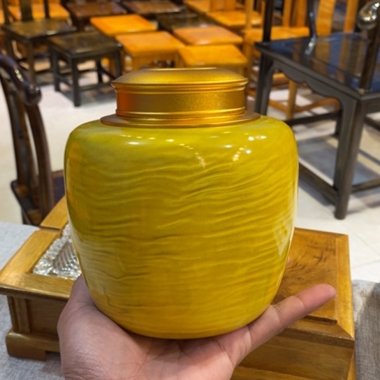 金丝楠金丝楠木茶叶罐