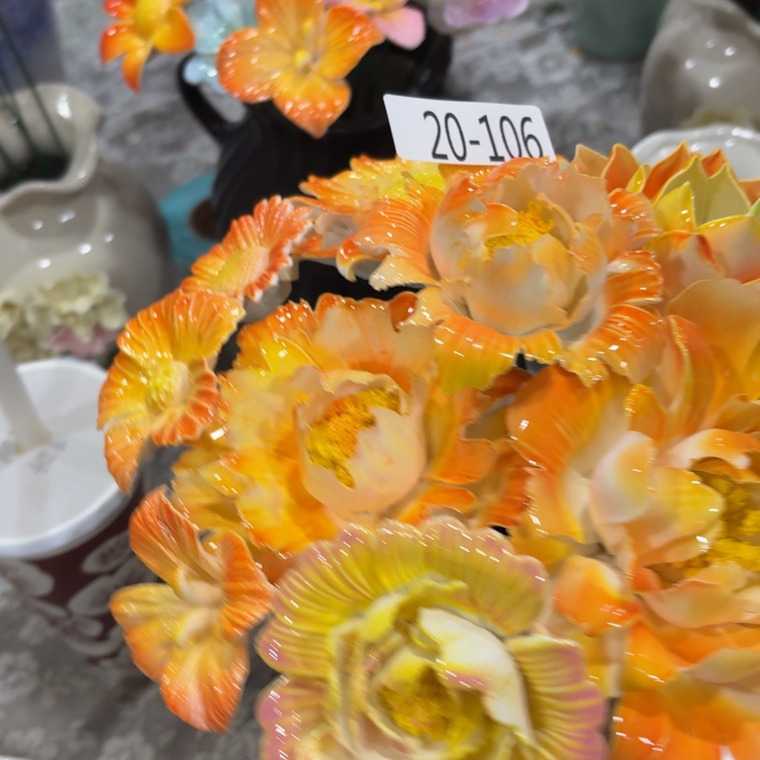 陶瓷花，20元发货，退款拉黑20106