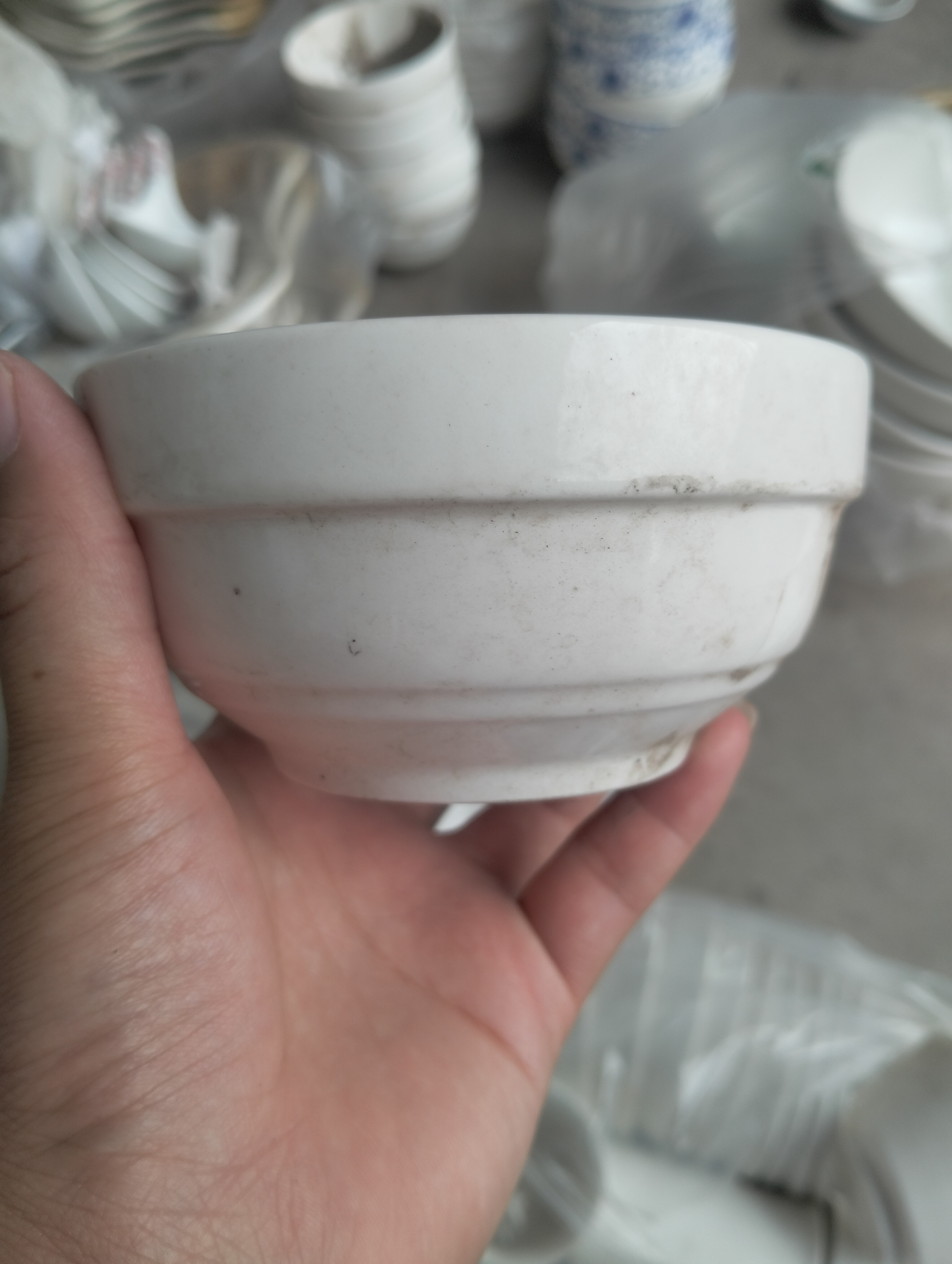 纯白护边小碗（5个）