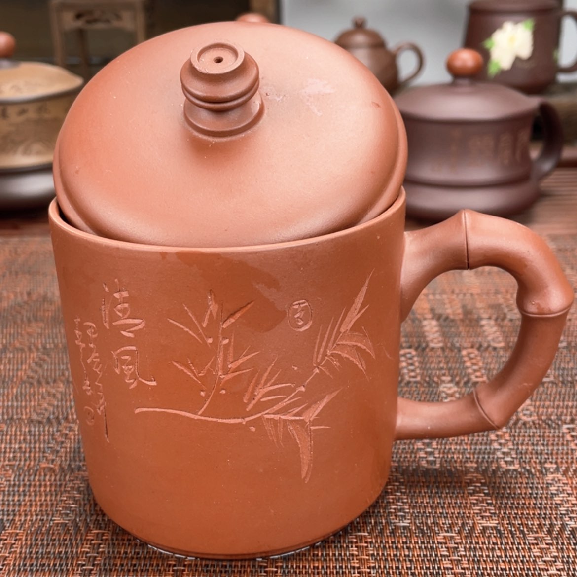 【闪购商品】紫砂茶杯宜兴原矿紫砂盖杯微瑕