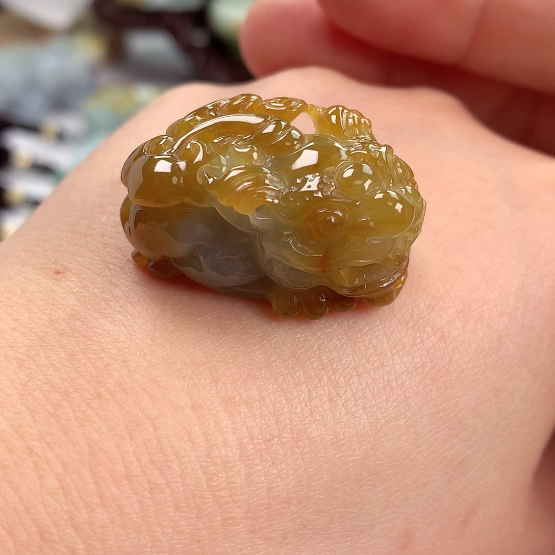 【闪购商品】翡翠颈饰未镶嵌翡翠貔貅