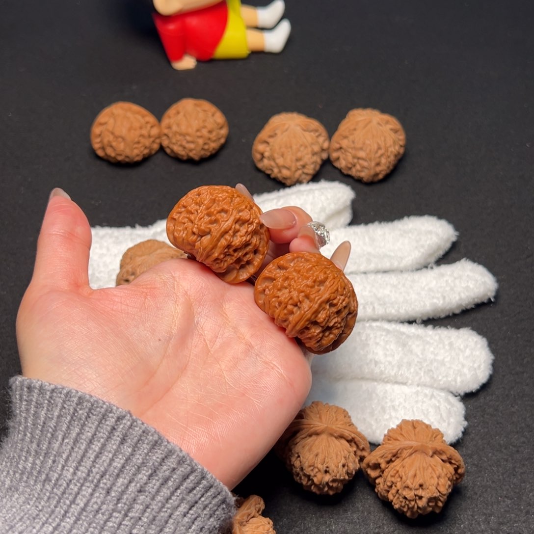 文玩核桃把件39白狮子