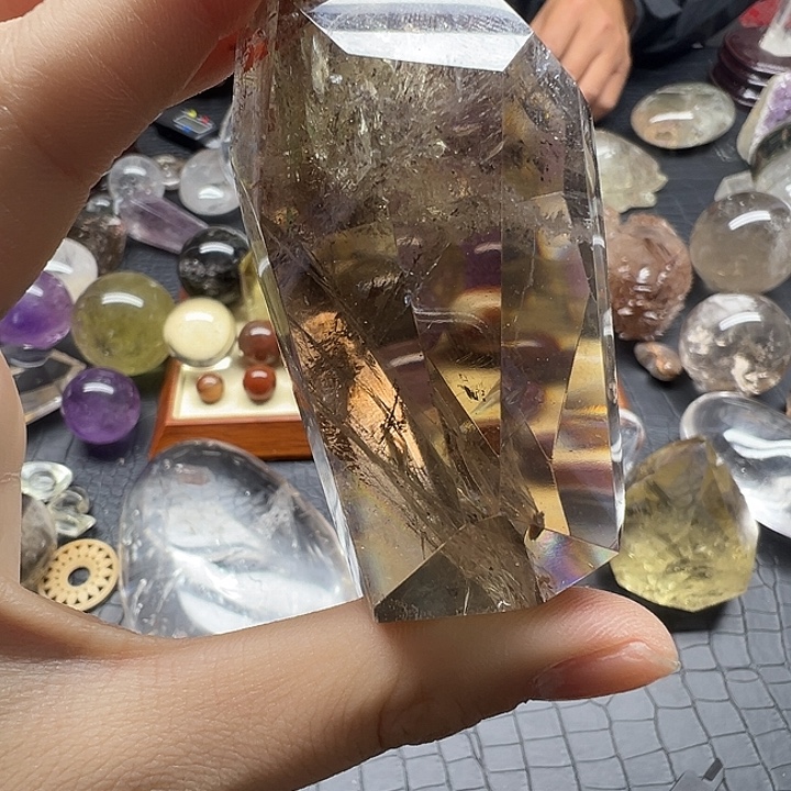 未镶嵌珠宝半成品水晶222水晶