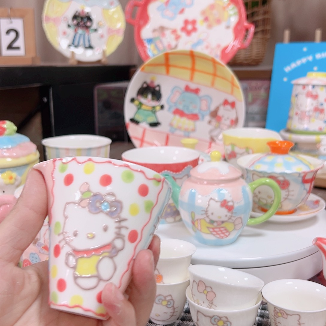 可爱陶瓷高温手作