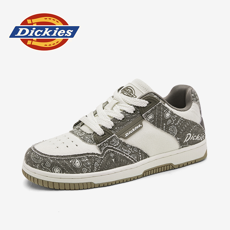 Dickies2025夏季新款百搭时尚休闲板鞋潮流男士透气低帮圆头板鞋