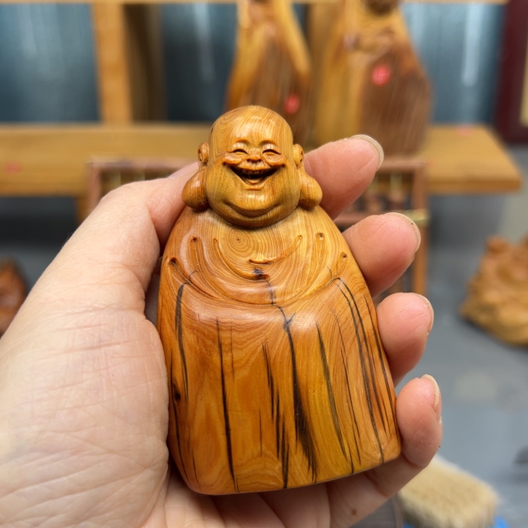 柏木崖柏木摆件手把件，34