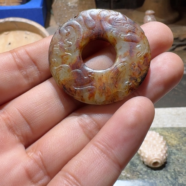 和田玉（糖玉）颈饰未镶嵌用****4