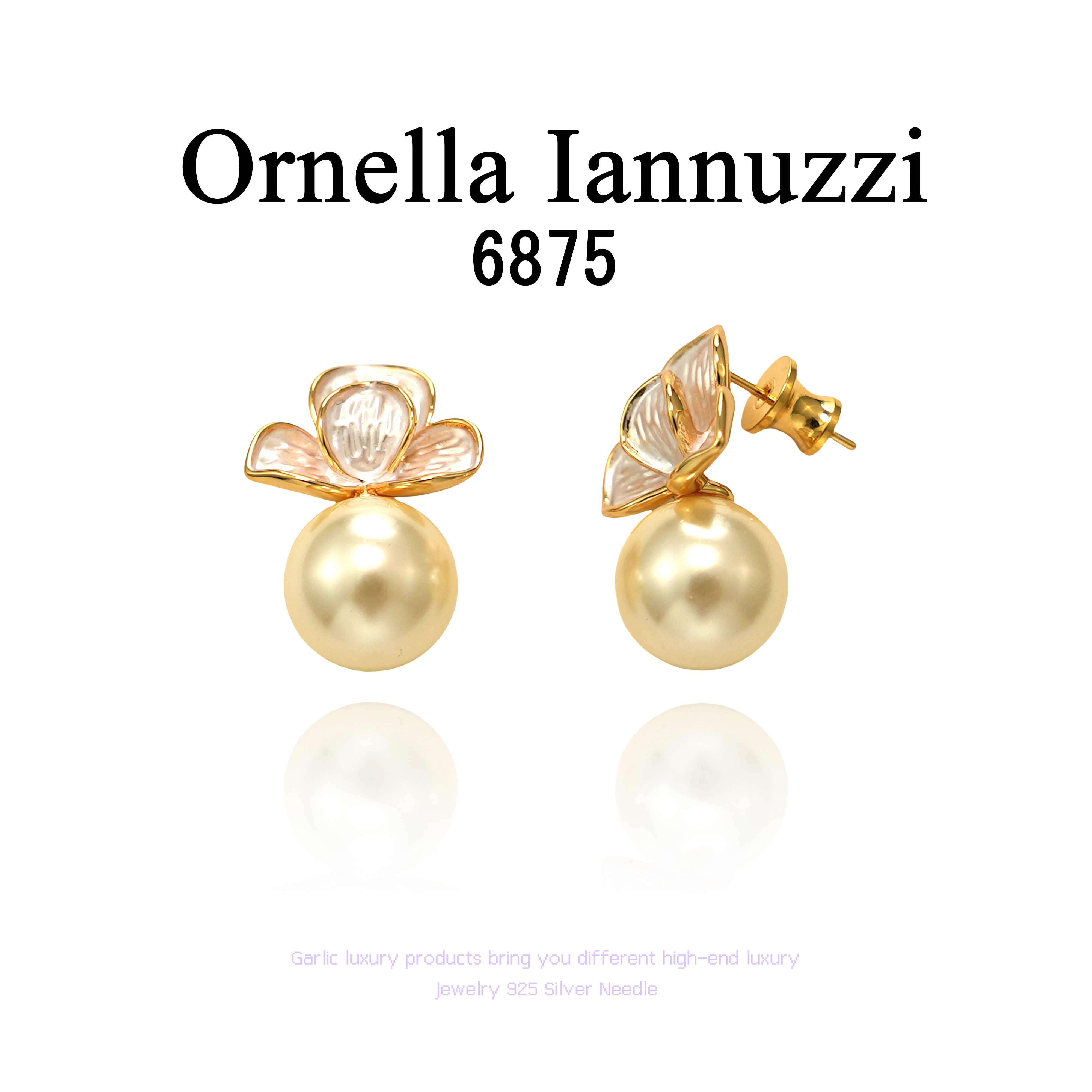 铜合金耳饰  Ornella Iannuzzi耳饰~6875    X                 