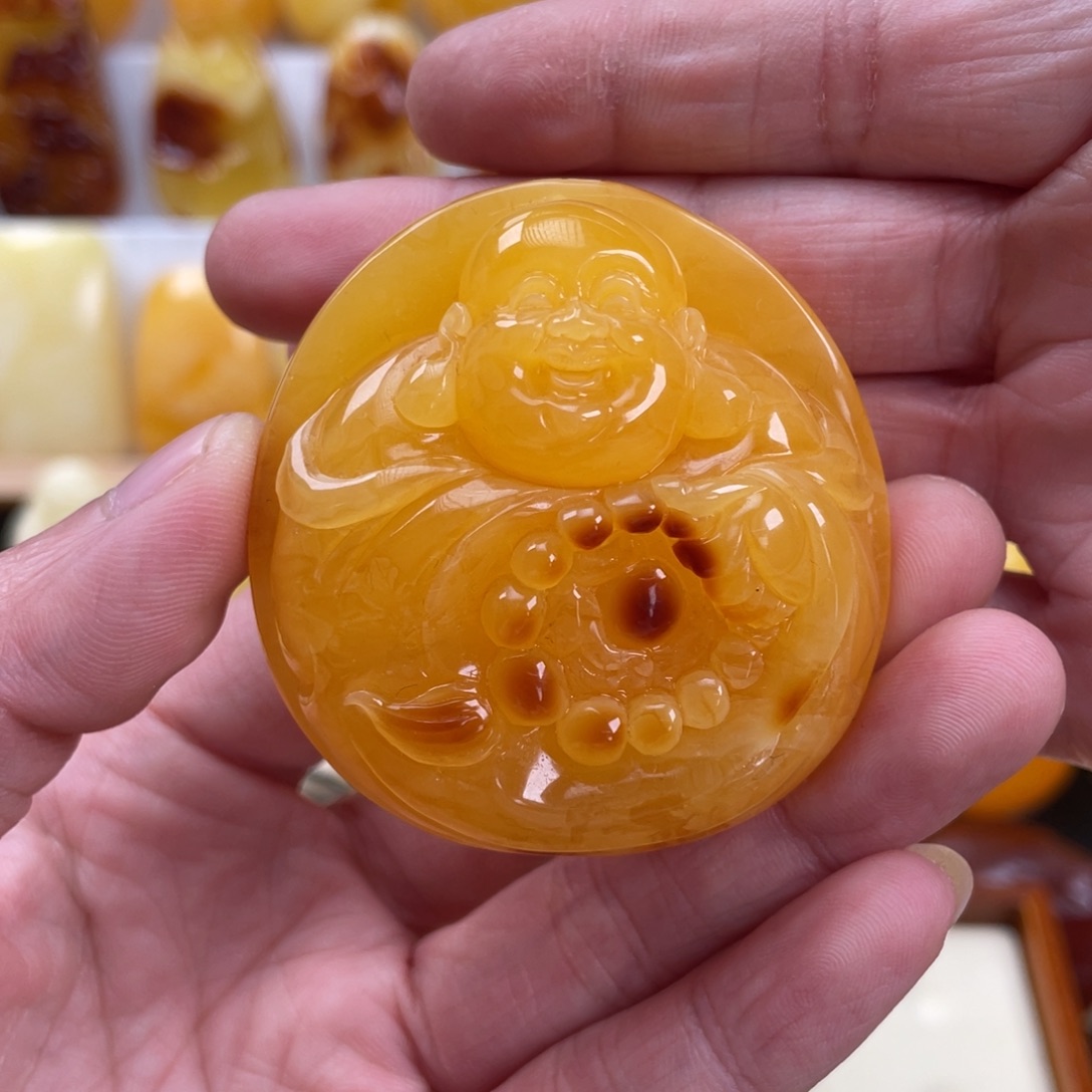 蜜蜡项链未镶嵌31.8克