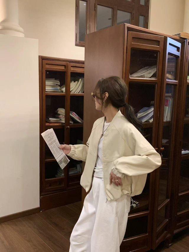 兰姐家～新款春款短款气质皮外套8068