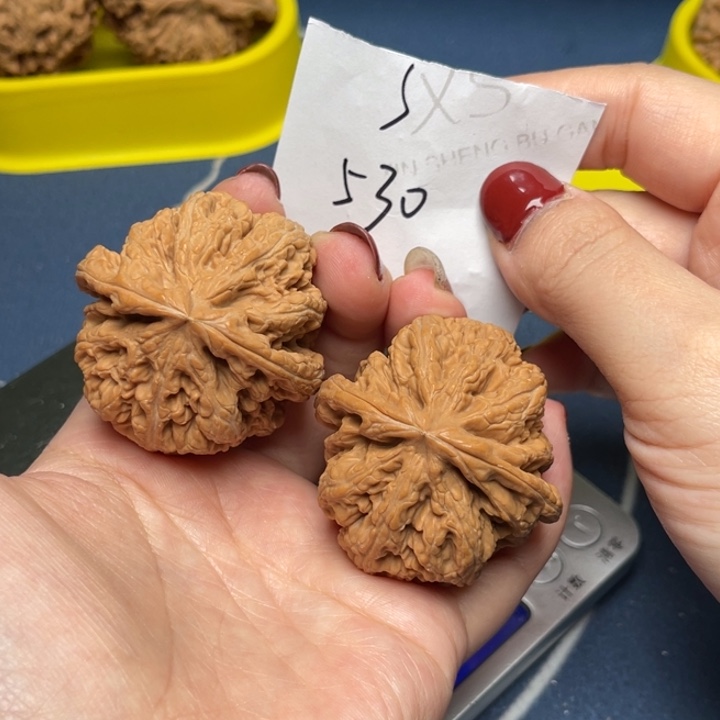 文玩核桃把件粗筋45