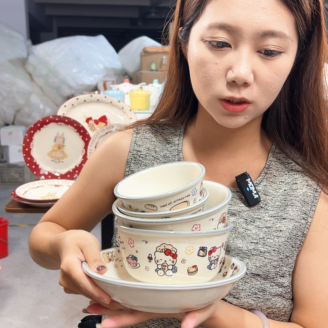 潮州陶瓷微瑕源头厂家6件套