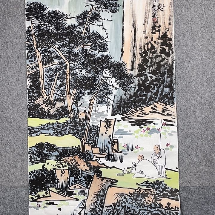 国画019手绘国画 未裱画心纯手绘