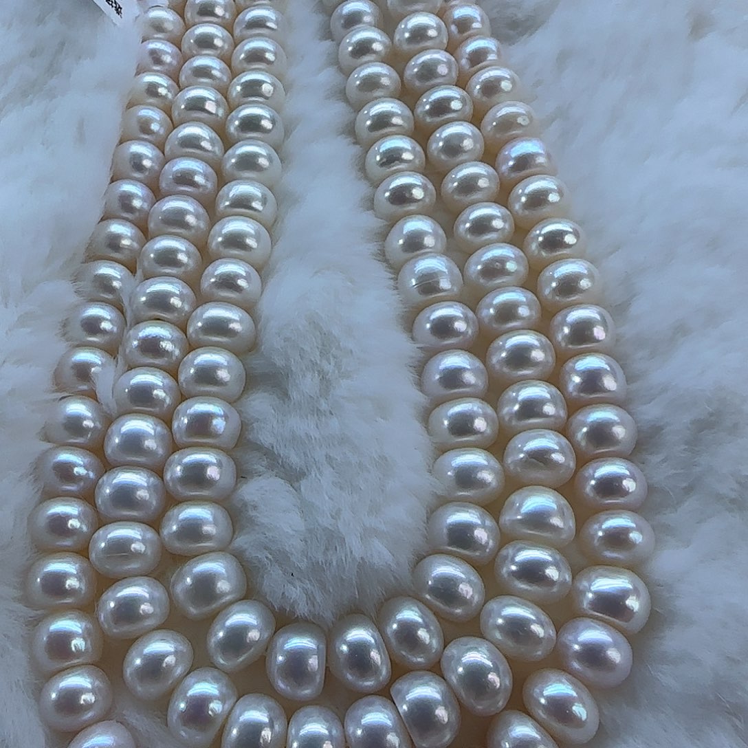 未镶嵌项链定制多样性发货发其一414淡水珍珠