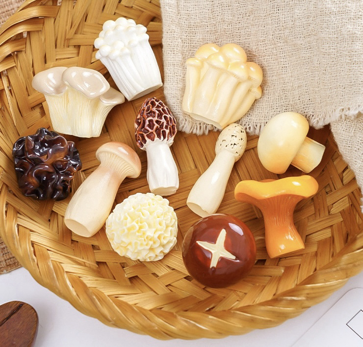 【仿真云南菌子】车载可爱摆件diy树脂家居饰品桌面装饰