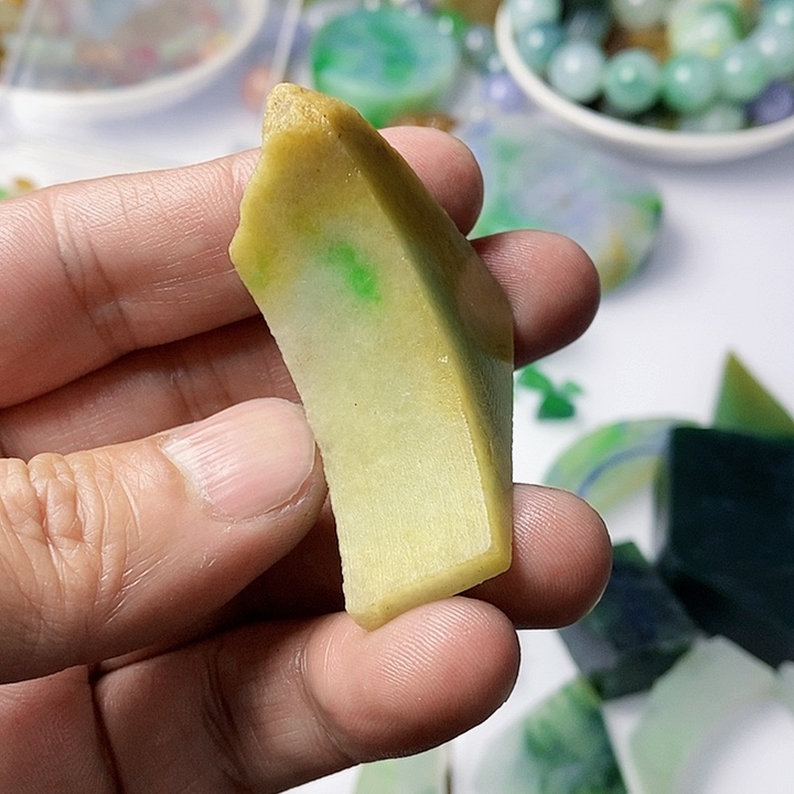 翡翠散珠天然翡翠A货