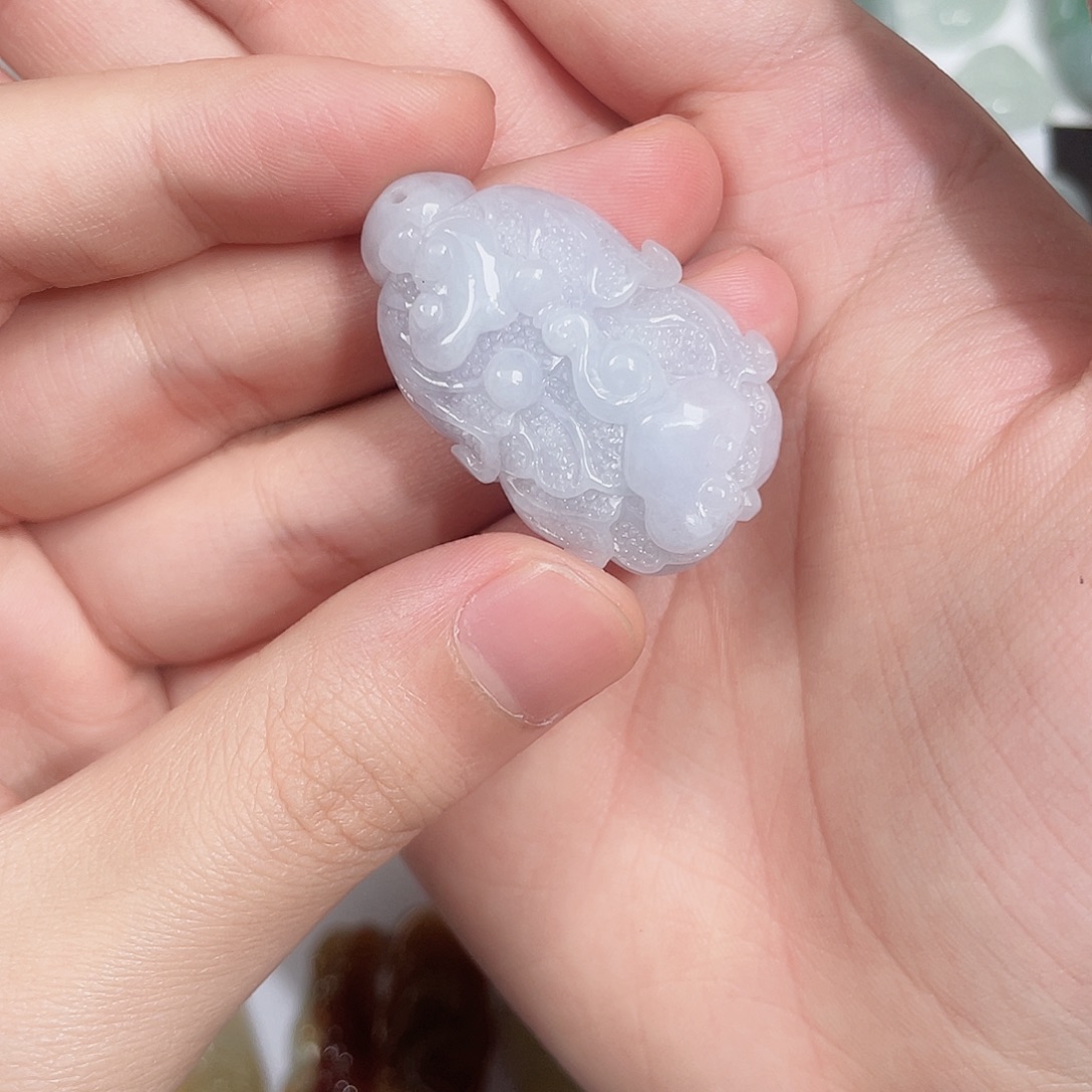 翡翠未镶嵌颈饰翡翠挂饰