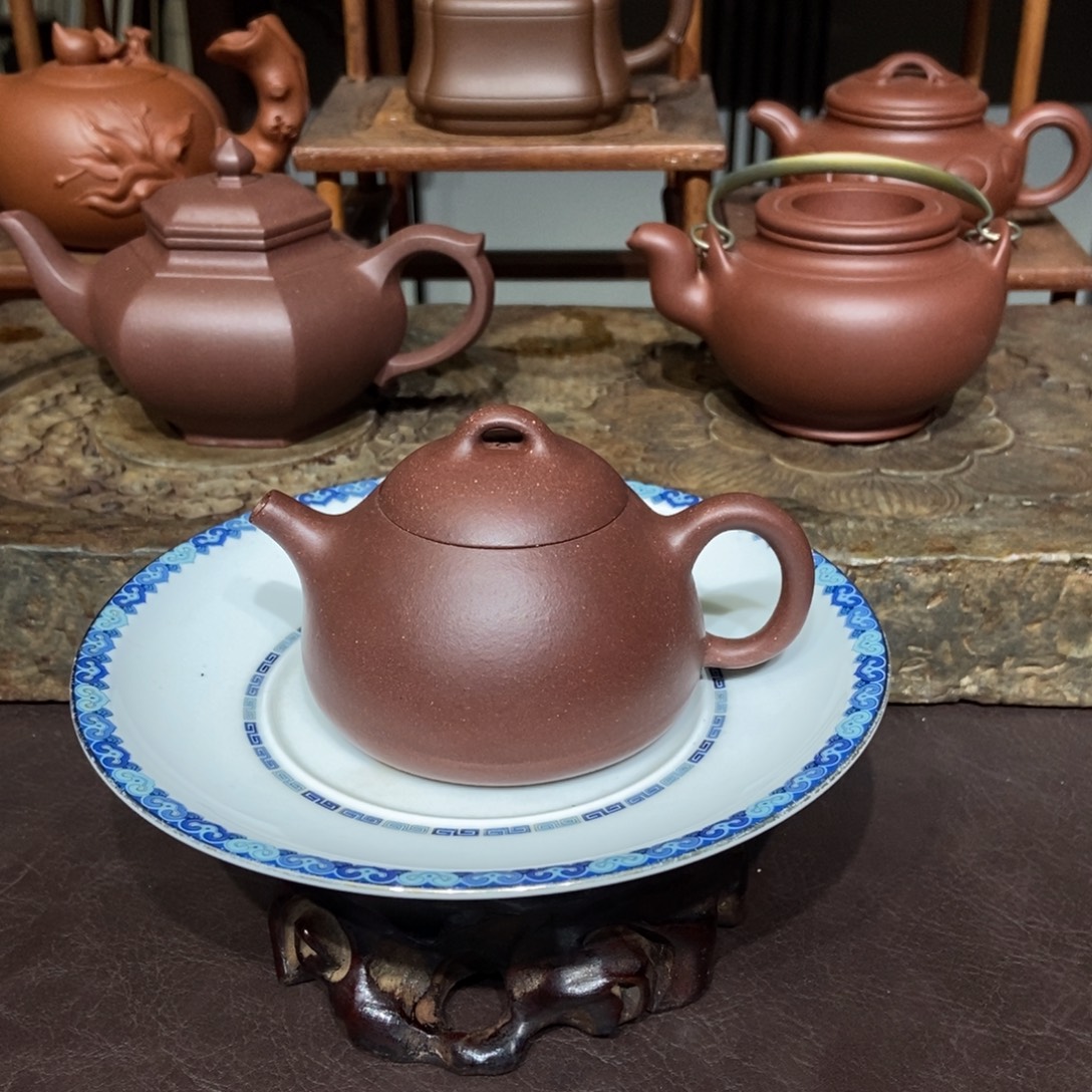 紫砂茶壶封釉家藏底槽清老母亲制作容量150