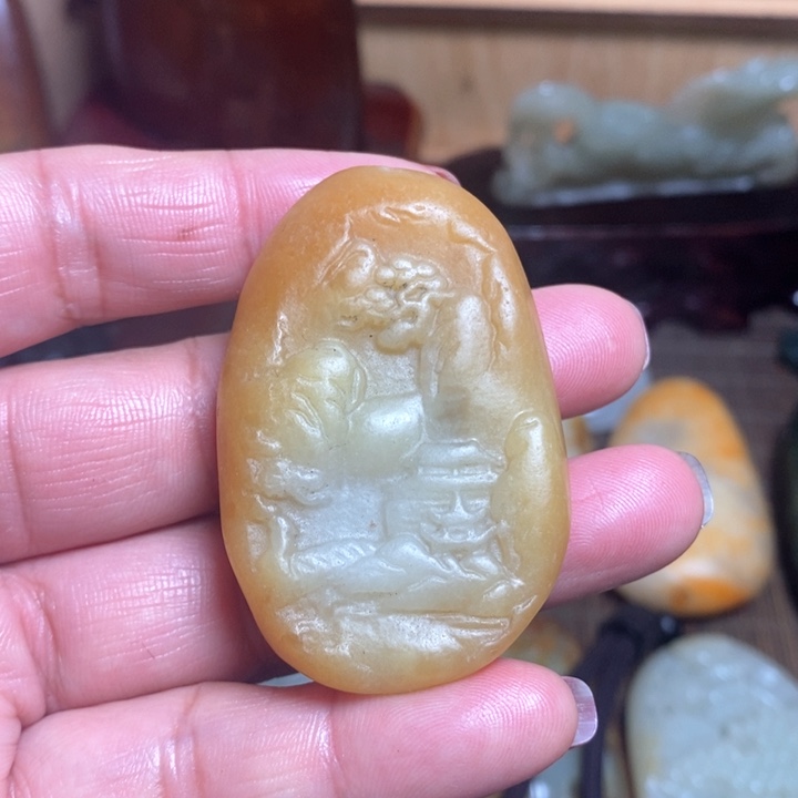 和田玉颈饰未镶嵌