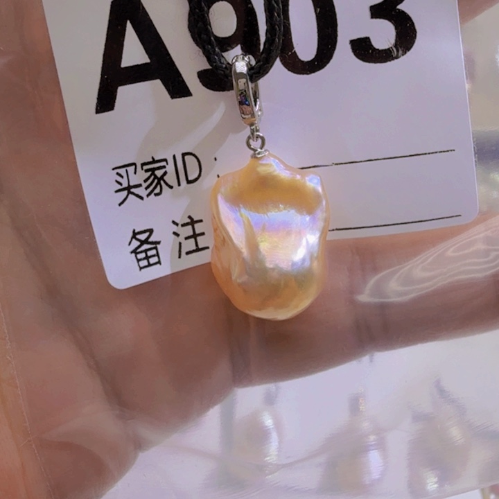 淡水珍珠银S925镶嵌颈饰